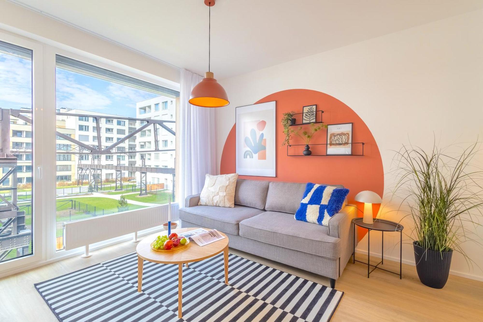 Design Apartment - Balcony, Free Parking, Yoga, 10 Mins To Center, By Gravity Prague Luaran gambar