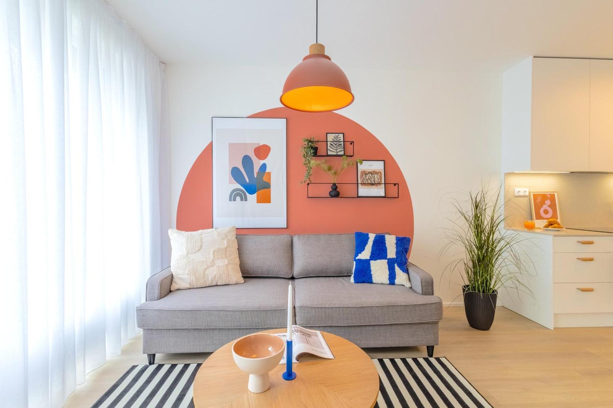 Design Apartment - Balcony, Free Parking, Yoga, 10 Mins To Center, By Gravity Prague Luaran gambar