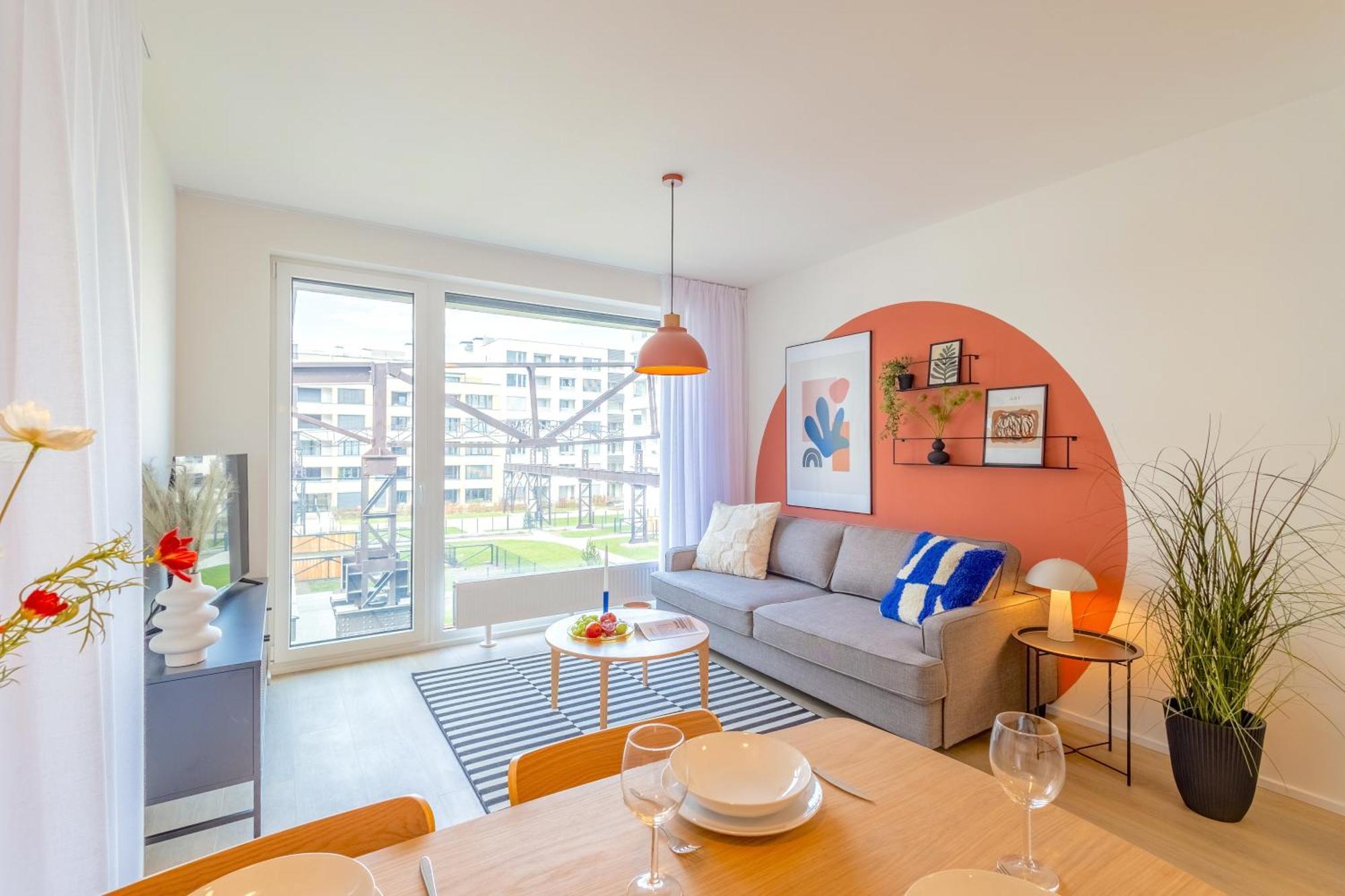 Design Apartment - Balcony, Free Parking, Yoga, 10 Mins To Center, By Gravity Prague Luaran gambar